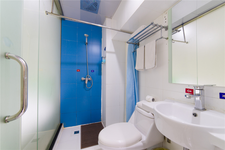 Bathroom, Lanhu Business Hotel, Hangzhou