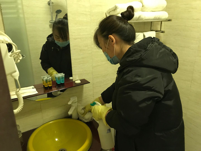Bathroom 3, Great Wall Theme Hotel (Pucheng Center Plaza Branch), Weinan