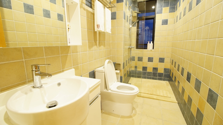 Bathroom, Shijiage Paopaohai Holiday Apartment Hotel, Huizhou