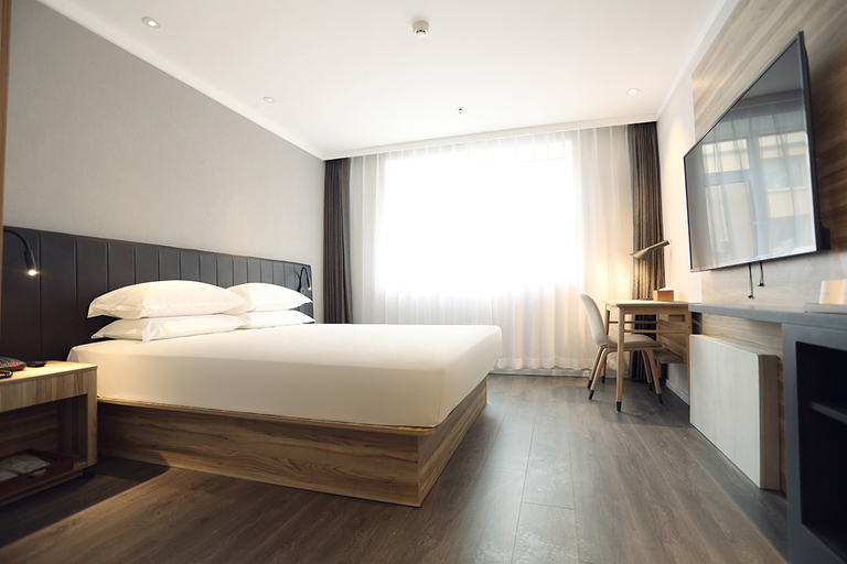 Bedroom, Hanting Premium Hotel Changchun Xintiandi Changchun Street, Changchun