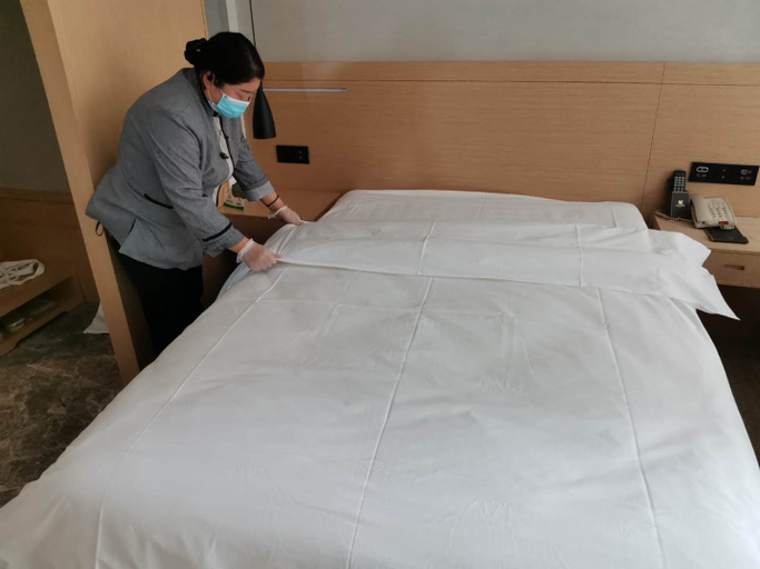 Bedroom 2, Rongke Xingji Hotel, Linyi