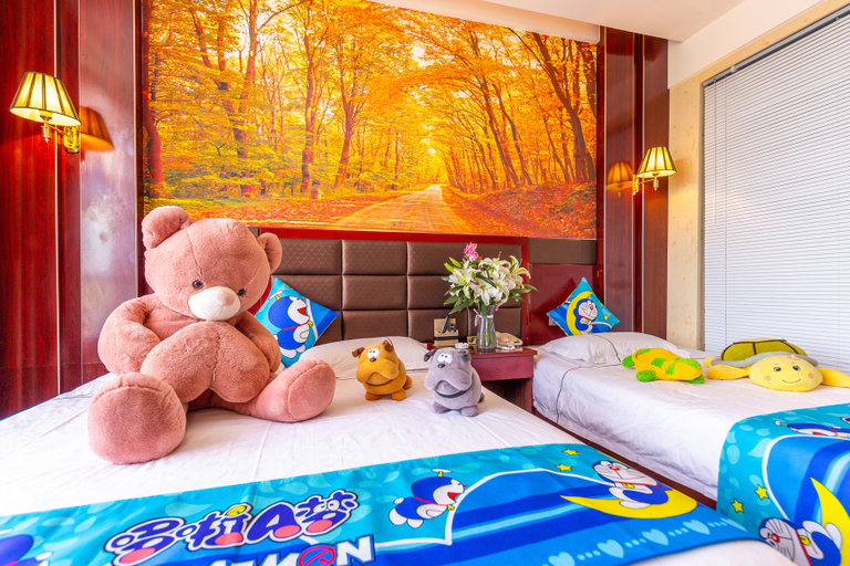 Bedroom 2, Tuyuan Jinguole Hotel, Jiuquan