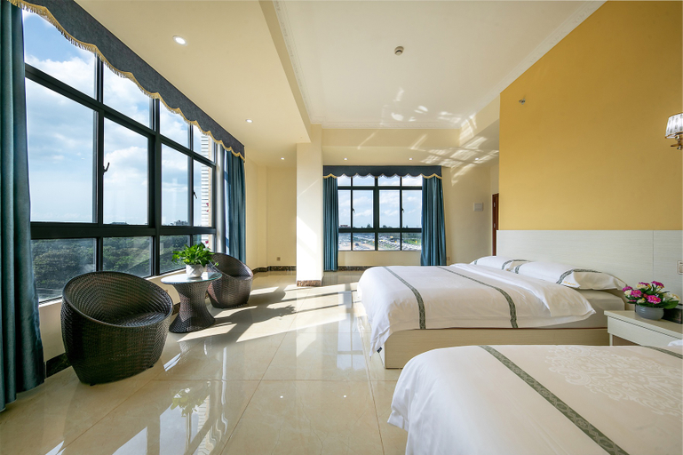 Bedroom 2, Blue Shadow Hotel Meilan Airport, Haikou