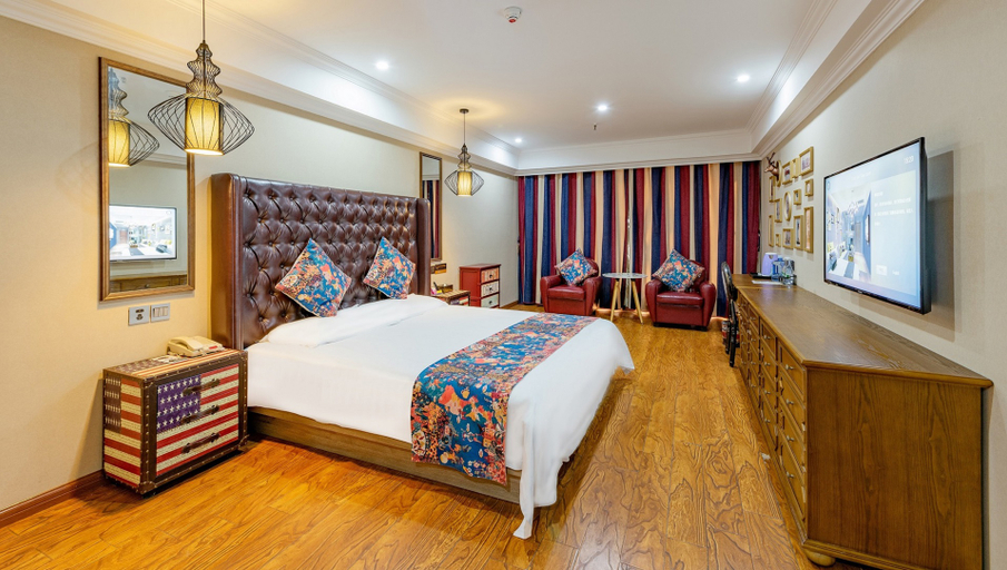 Bedroom 2, Mei Jia Chain Hotel, Deyang