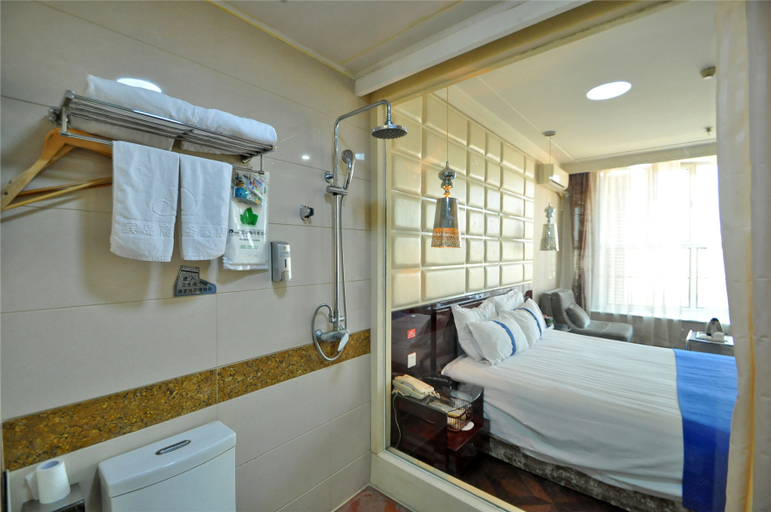 Bedroom 2, Bindao Holiday Inn(Tanggu Commercial Center Store, Binhai New Area), Tianjin