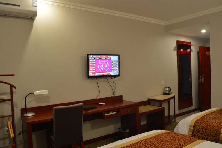 Bedroom, Langang Business Hotel, Bayin'gholin Mongol