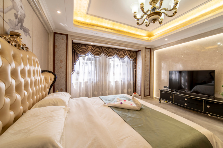 Bedroom 2, Xinjiang Runjin International Hotel (Kuitun Meimei Park), Ili Kazakh