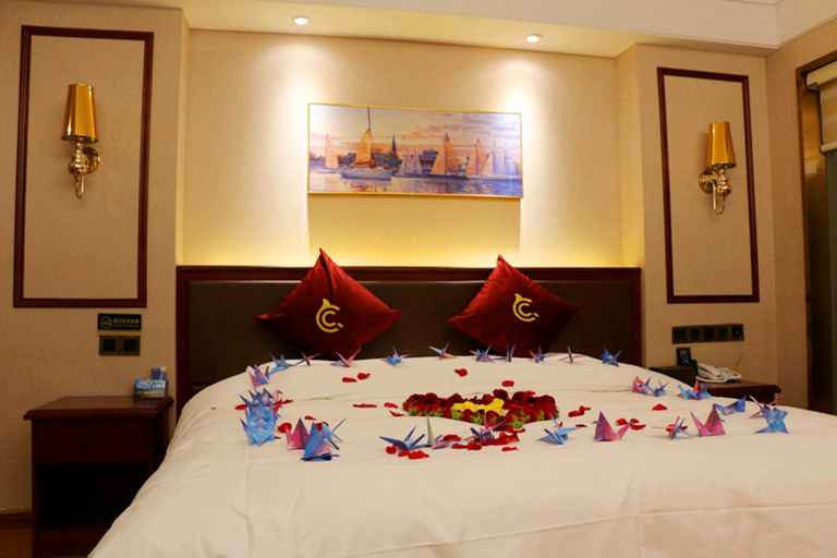 Bedroom 2, Yichen boutique hotel (university city store, Jinzhai south road, Hefei), Hefei