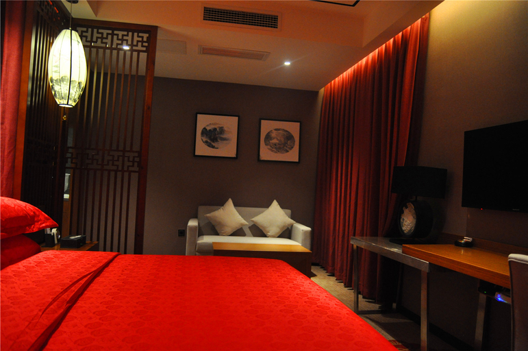 Bedroom 2, Moon Peninsula Theme Hotel, Yibin