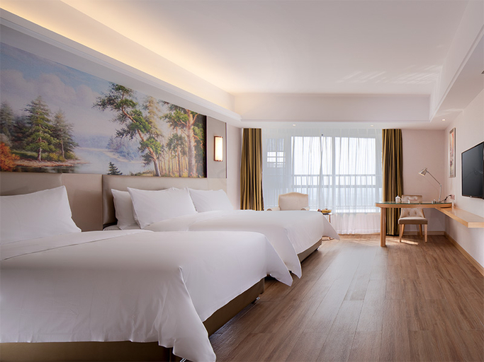 Bedroom 2, Vienna Hotel (Haikou Wanda Plaza Store), Haikou