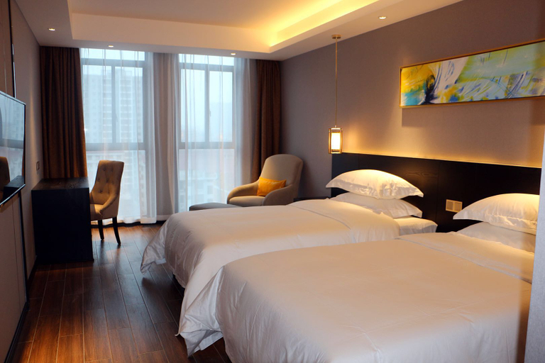 Bedroom, Hongxing Tianji Hotel, Loudi