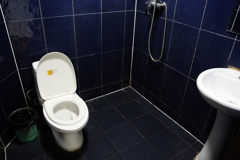 Bathroom 3, Qingdao long hua hai business hotel, Qingdao