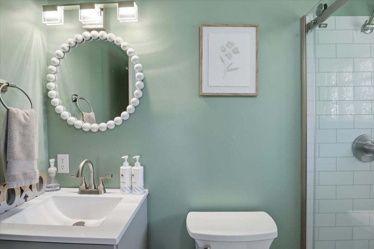 Bathroom 3, Flat Lakefront Retreat With Private Dock & Kayaks, Camden