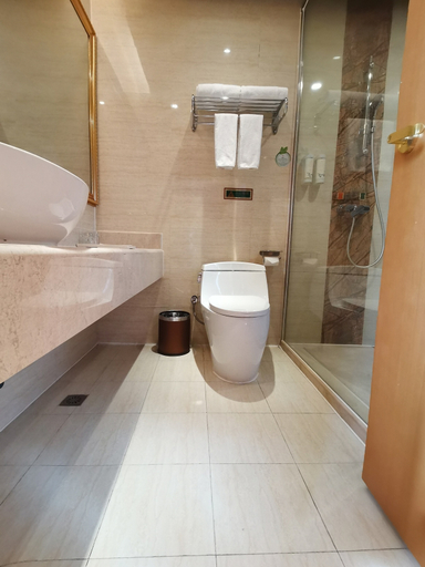 Bathroom 3, Vienna Hotel Yueyang High-Speed Railway East Station Walmart Store, Yueyang