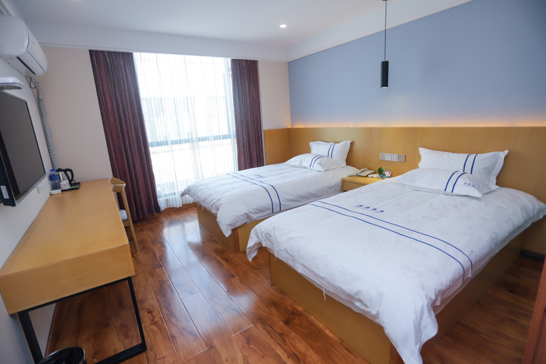 Bedroom 2, ナンユアン イン(nanyuan inn)ホテル(紹興東駅百崧路)(南苑e家酒店(绍兴东站百崧路店)), Shaoxing