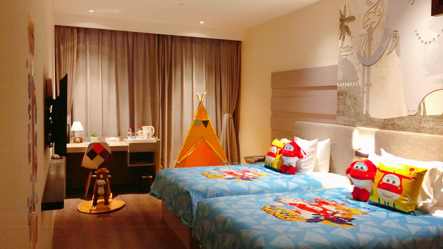Bedroom 2, Jianguo HIDDEN Hotel Shanghai Lujiazui Expo Center Qiantan, Shanghai
