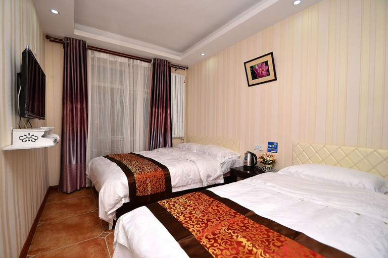 Bedroom 3, Hongyuan Express Hotel (Harbin Railway Station), Harbin