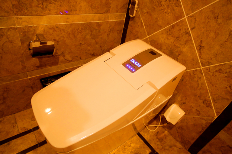 Bathroom 2, 강웨이 비즈니스 호텔(Gangwei Business Hotel), Jilin