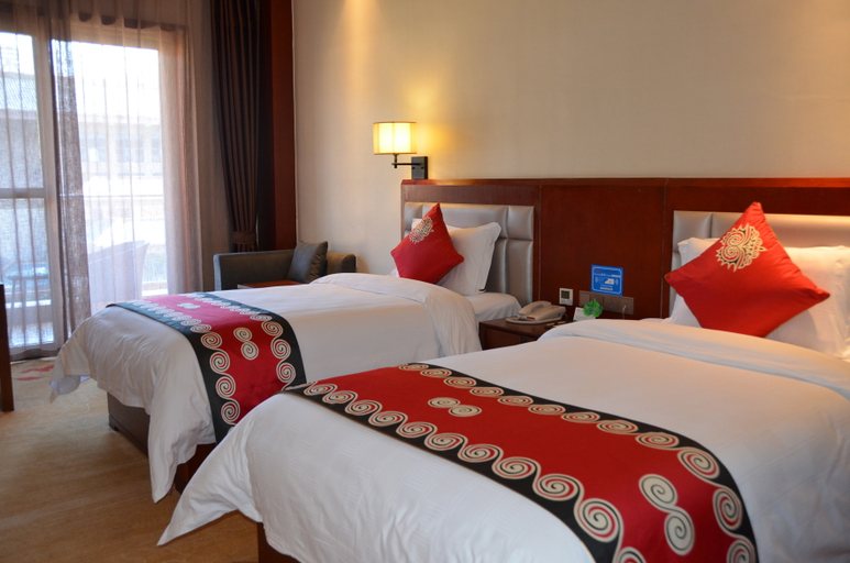 Bedroom 2, JIU LONG MOUNTAIN INTERNATIONAL HOT SPRINGS HOTEL, Baoji