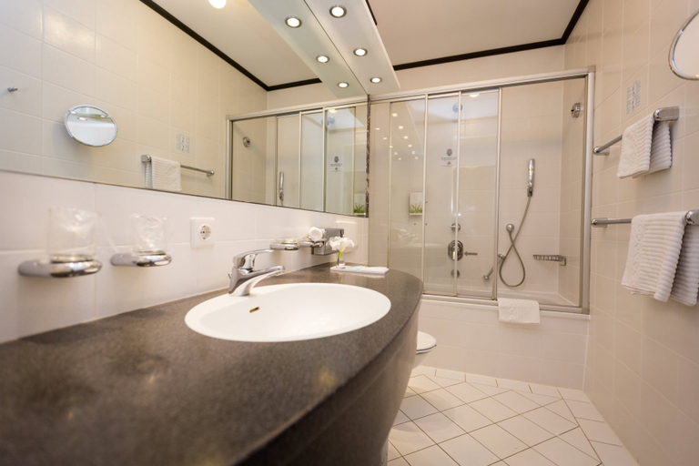 Bathroom 3, ホテル ブルクホフ(Hotel Burghof), Hof