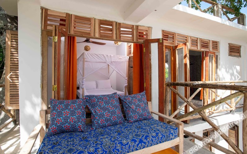 Bedroom 3, Asante Sana Beach Cottages, Kaskazini 'A'