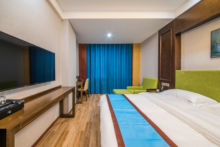 Bedroom, Jiajiang Longyan Hotel, Leshan