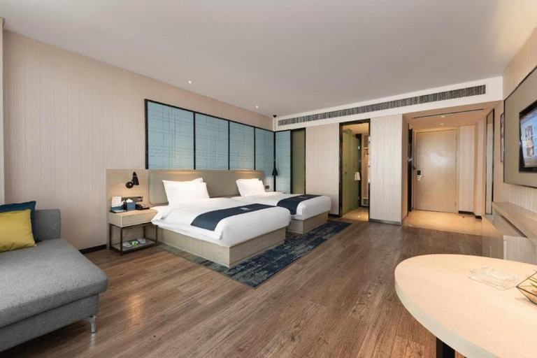 Bedroom 2, Echarm Hotel Xinyang Xin County, Xinyang