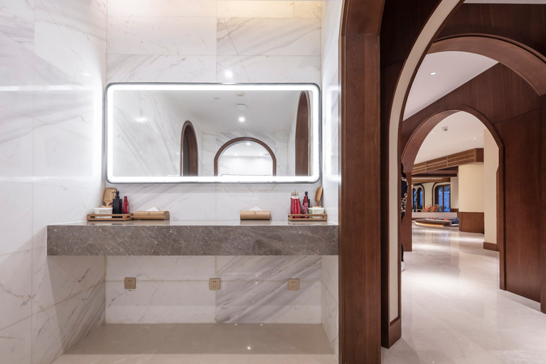 Bathroom, Mount Emei Zhizhu Resort Hotel, Leshan