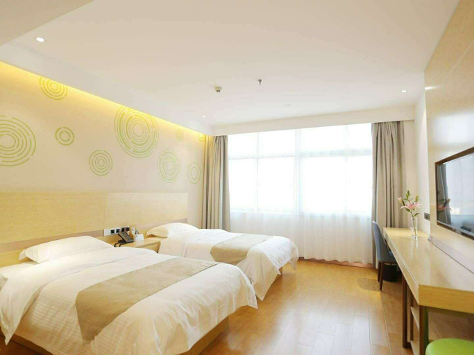 Bedroom, GreenTree Inn (Zaozhuang Qilian Mountain Road), Zaozhuang
