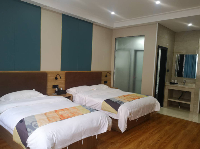 Bedroom 2, Shell Hotel (Tongshan Bus Station), Xianning
