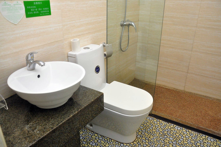 Bathroom 4, Wenxing Hotel Guangzhou Huajing Xincheng Branch, Guangzhou