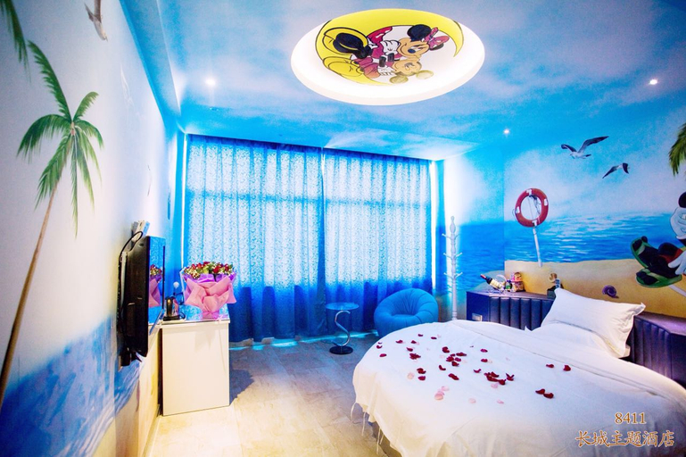 Bedroom 2, Great Wall Theme Hotel (Pucheng Center Plaza Branch), Weinan