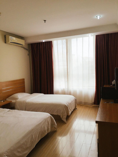 Bedroom, GreenTree Inn Express Hotel (Beijing Fangshan District Government Longhu Tianjie), Beijing