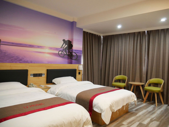 Bedroom, Shangkeyou Hotel (Xiangye Road, Fuyang High Speed Railway Station), Changzhou