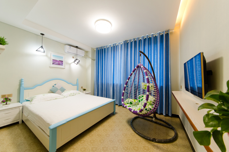 Bedroom 2, Yueke Sunshine Hotel Apartment, Changsha County, Changsha