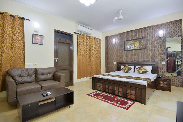 Bedroom 2, Bedchambers Serviced Apartments Sushant Lok, GGN, Gurgaon