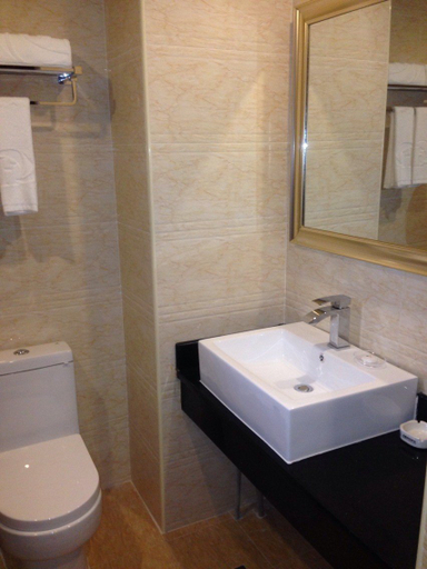 Bathroom 2, Honghuo Business Hotel, Hainan