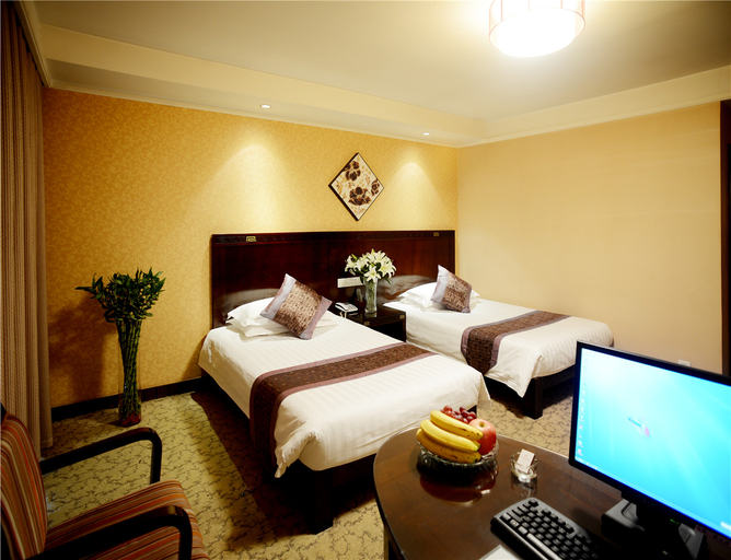 Bedroom 2, Taihua Business Hotel (Shijiazhuang Xinbai Plaza MixC Branch), Shijiazhuang