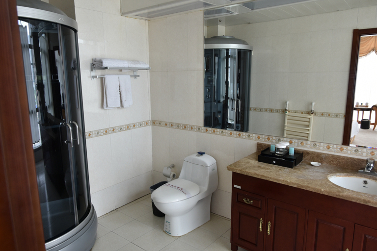 Bathroom 2, Huashilong Hotel Ordos, Ordos