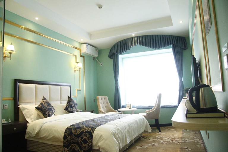 Bedroom, スーパー 8 ホテル（成都竜湖金楠天街陽公橋地下鉄駅）(速8酒店(成都龙湖金楠天街阳公桥地铁站店)), Chengdu
