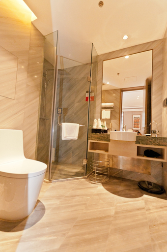 Bathroom, sanhexinyueHotel, Langfang