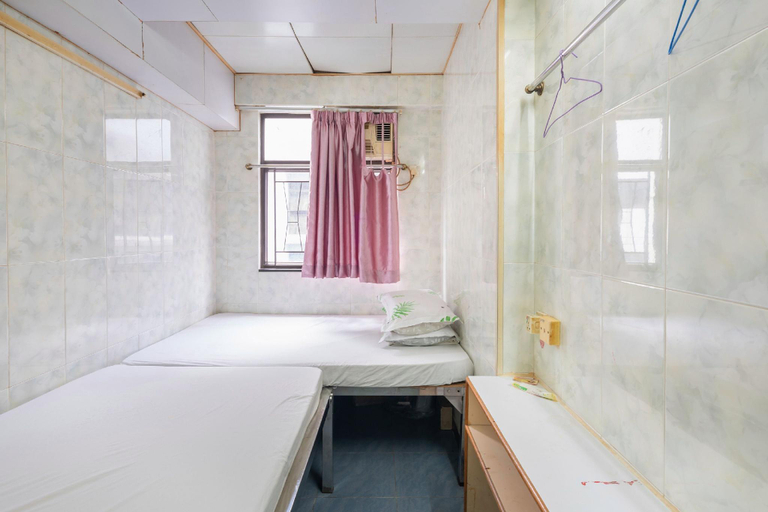 Bedroom, Yuzhou Hotel, Kowloon