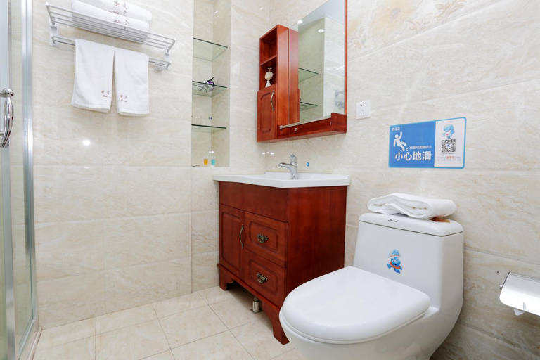 Bathroom 2, Dubao Apartment Hotel (Nanjing Jiangning Wanda), Nanjing