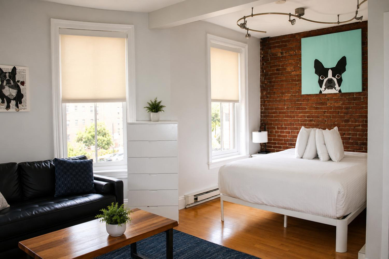Bedroom 3, Charming Studio in Boston Brownstone, C.Ave#5, Boston