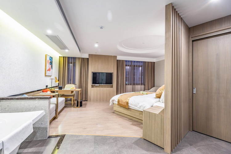 Bedroom 2, Yuemu Jiayuan Hotel, Changzhou