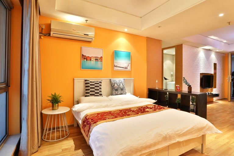 Bedroom 2, Houke Apartment Hotel (Beijing Qilinshe), Beijing