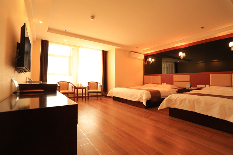Bedroom, Jiaman Business Hotel, Hohhot