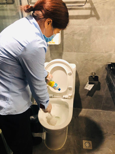 Bathroom, Xinhua Chanoyang Hotel, Loudi