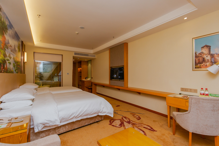 Bedroom 2, Hotéis Vienna International (loja Suining Jiankun City), Suining