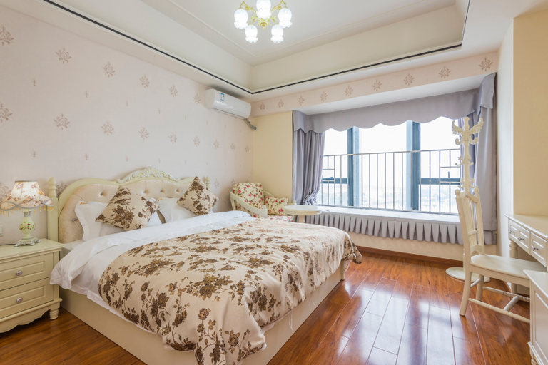 Bedroom 2, Home World Apartment Nansha Wanda Plaza Branch, Guangzhou